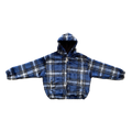 BLUE FUR ZIPPER