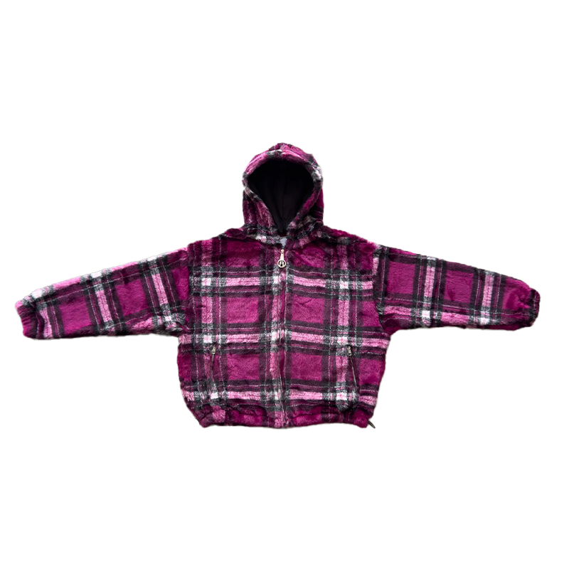 PINK FUR ZIPPER