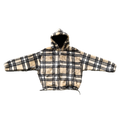 CREAM FUR ZIPPER